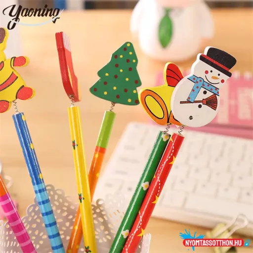Karácsonyi rugós grafitceruza