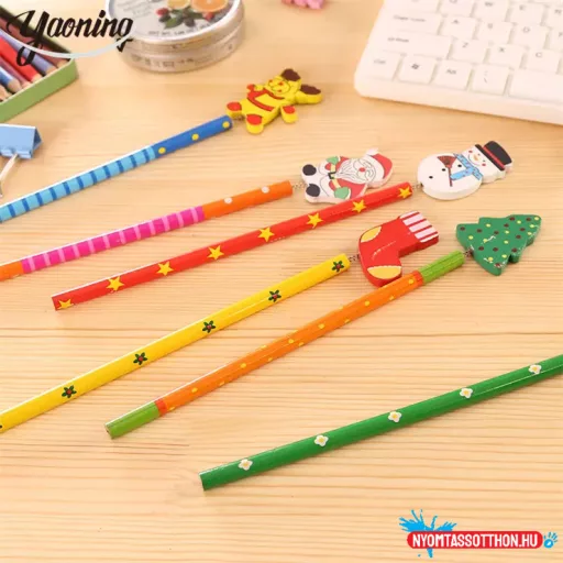 Karácsonyi rugós grafitceruza