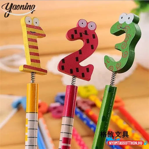 Mintás HB ceruza számmal