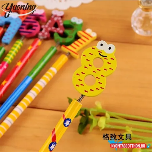 Mintás HB ceruza számmal