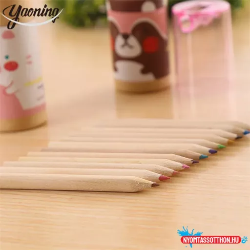 Cuki 12 színű HB ceruza szett hegyezővel