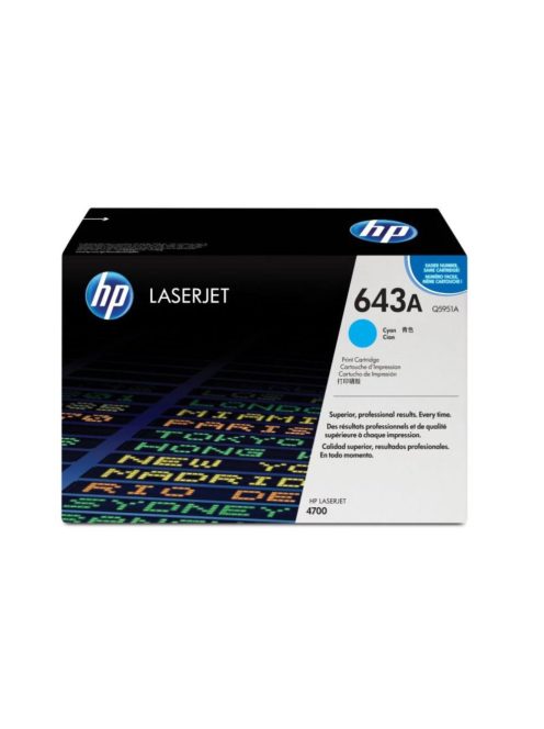 HP Q5951A Toner Cyan 10.000 oldal No.643A (Eredeti)