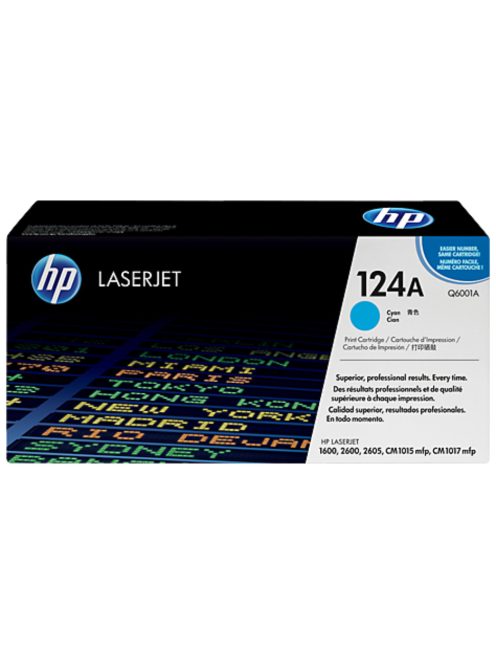 HP Q6001A Toner Cyan 2.000 oldalNo.124A (Eredeti)