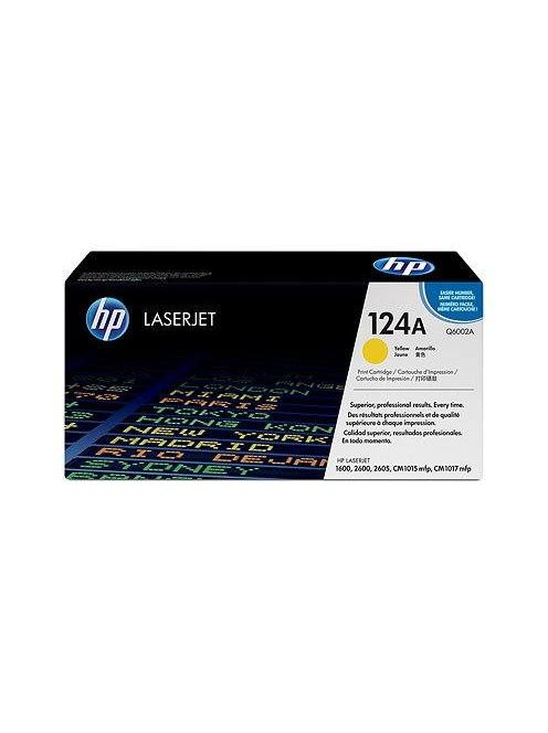 HP Q6002A Toner Yellow 2.000 oldalNo.124A (Eredeti)