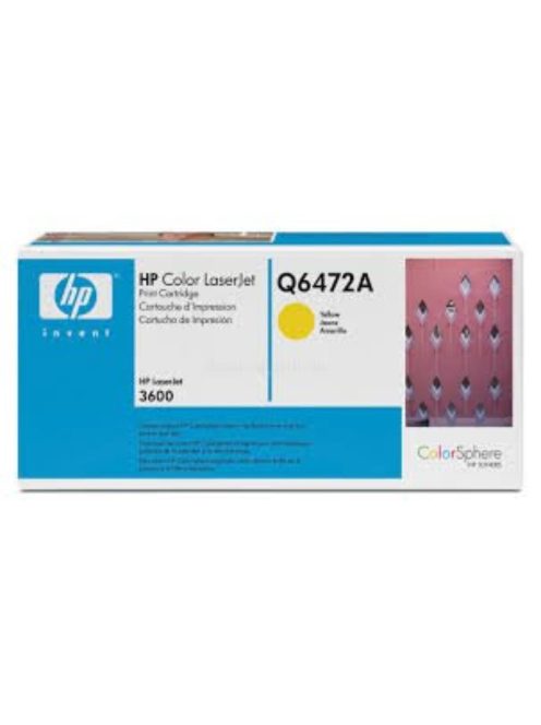 HP Q6472A Toner Yellow 4.000 oldal No.502A (Eredeti)