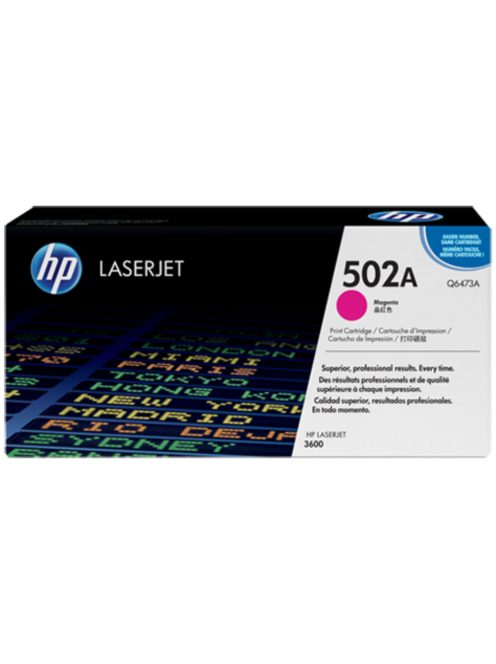 HP Q6473A Toner Magenta 4.000 oldal No.502A (Eredeti)