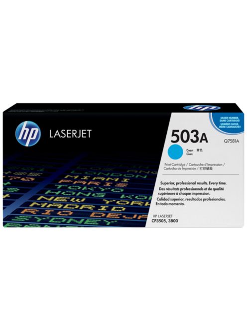 HP Q7581A Toner Cyan 6.000 oldal No.503A (Eredeti)