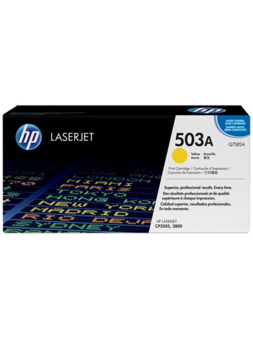 HP Q7582A Toner Yellow 6.000 oldal No.503A (Eredeti)