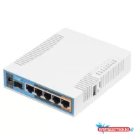   MikroTik hAP ac RB962UiGS-5HacT2HnT L4 128MB 5x GbE LAN 1x GbE SFP Dual-band Vezeték nélküli Router