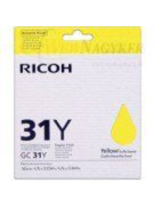 Ricoh GX3300/3350 ink Yellow GC31Y (Eredeti)