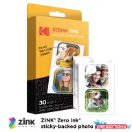 Kodak előre kivágott matrica Zink 2x3 hüvelykes 30 lap