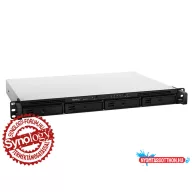 Synology RackStation RS422+ (2GB) 4x SSD/HDD lemezes 1U rackbe szerelhető NAS + regisztrációs kárty