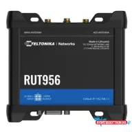   Teltonika RUT956 3x10/100Mbps LAN 1x10/100Mbps LAN/WAN port 2xminiSIM 4G/LTE Vezeték nélküli ipari router