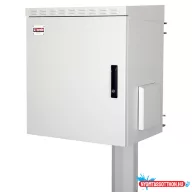   Lande LN-SBO-IP5509U6060-LG SAFEbox 19" 9U 600x600 kültéri szürke fali rack szekrény