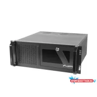   Lanberg SC01-4504-08B 19" 4U SZÉL:430mm MÉLY:450mm MAG:177mm táp nélküli rack szerver ház