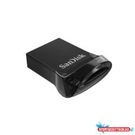 SanDisk, Pendrive, 256GB, Ultra Fit, Fekete