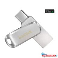 SanDisk, 32GB, Dual Drive, Ezüst, Pendrive