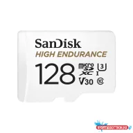 SanDisk, SD Kártya, 128GB, High Endurance, 100Mb/s