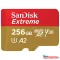 SanDisk, SD Kártya, 256GB, Extreme, 190Mb/s