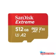 SanDisk, SSD, külső, 500GB, Extreme, Fekete, USB 3.2