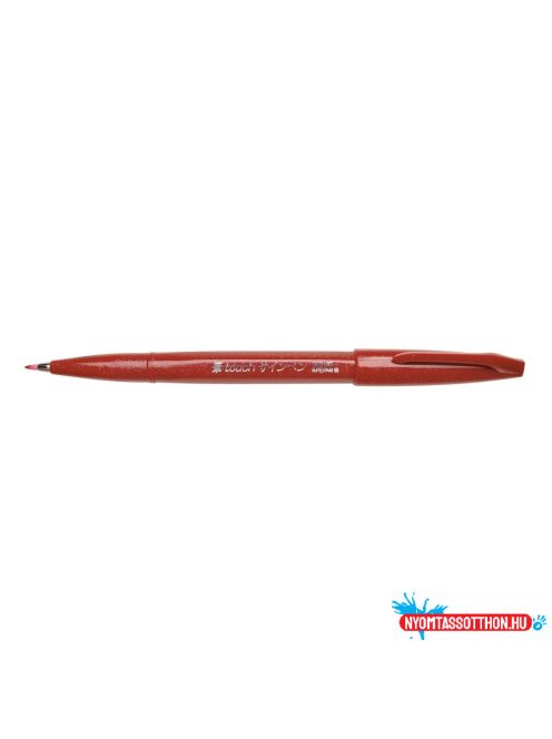 Ecsettoll, kalligrafikus hajlékony hegyû, Pentel SES15C-B piros