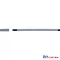 Rostirón, filctoll 1mm, M STABILO Pen 68 sötétszürke