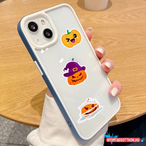 Matrica csomag, 50 db, Halloween tök mix