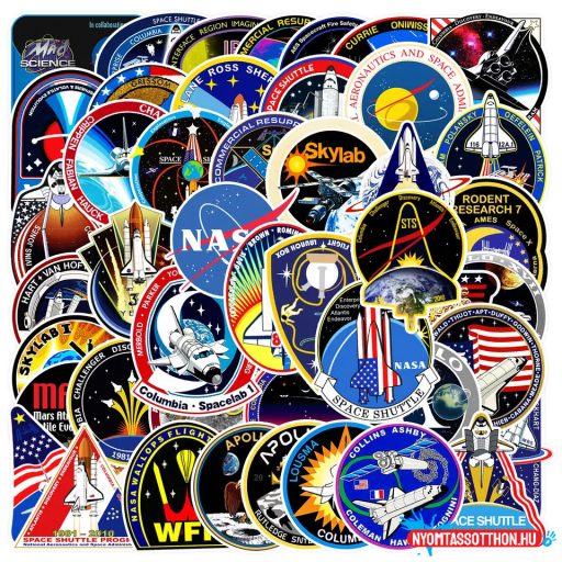 Matrica csomag, 50 db, űr