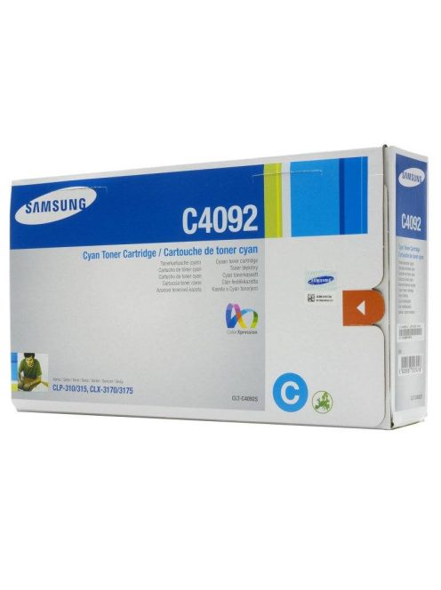 Samsung CLP 310 Cyan Toner CLT-C4092S/ELS (SU005A) (Eredeti)