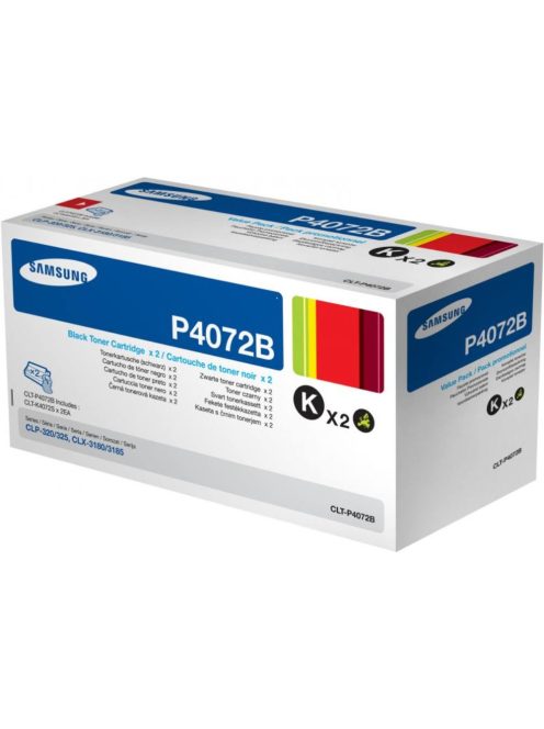 Samsung CLP 320 Black Toner DUPLA CLT-P4072B/ELS (SU381A) (Eredeti)