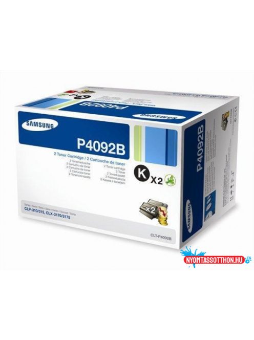 Samsung SU391A Toner Black 2*1.500 oldal kapacitás P4092B