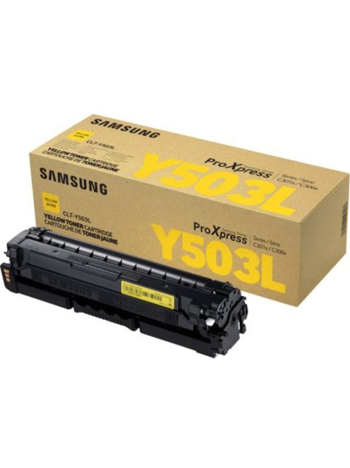 Samsung SLC3010/3060 Yellow Toner CLT-Y503L/ELS (SU491A) (Eredeti)