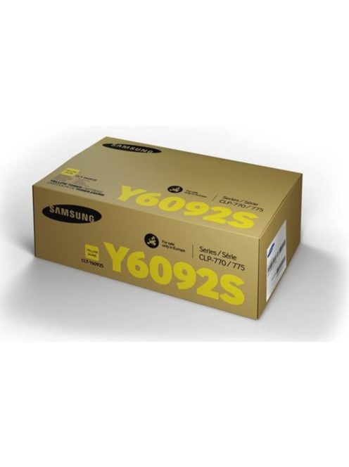 Samsung CLP 770 Yellow Toner 7.000 oldal CLT-Y6092S/ELS (SU559A) (Eredeti)