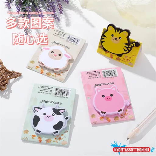 Farm állatkák öntapadós jegyzettömb