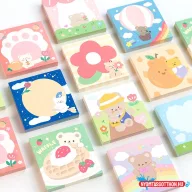 Boldog macis öntapadós jegyzettömb