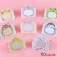 Kitámasztható cuki állatkás öntapadós jegyzettömb