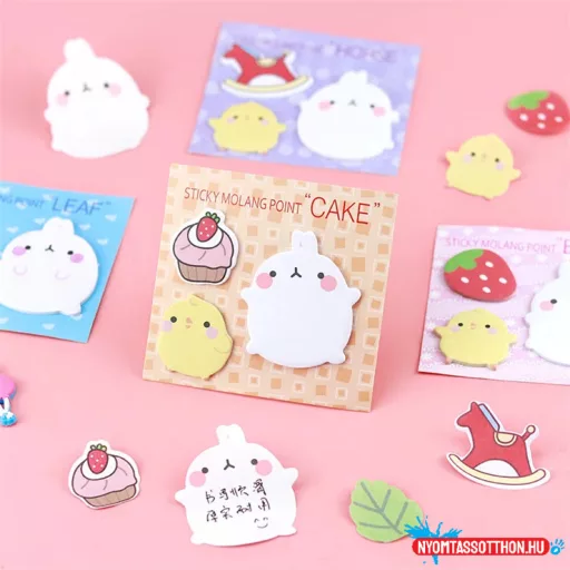 Kawaii cuki krumpliállatkák öntapadós jegyzettömb