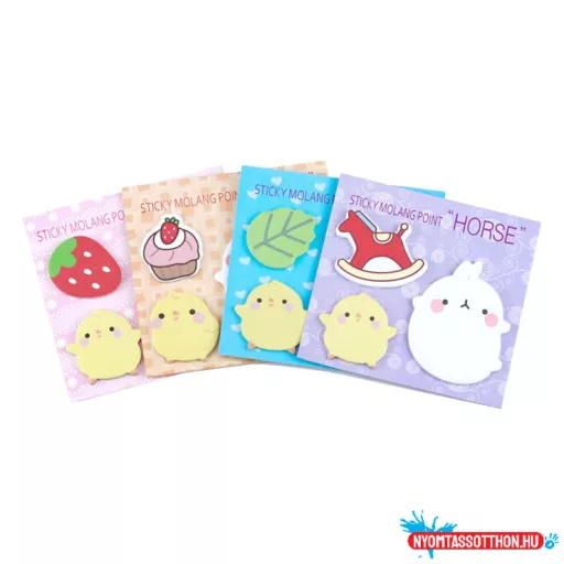 Kawaii cuki krumpliállatkák öntapadós jegyzettömb