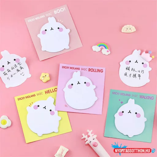 Molang öntapadós jegyzettömb