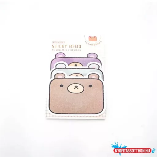 Cuki állatpofis öntapadó post-it