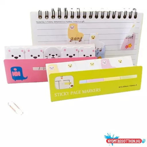 Láma és barátai öntapadó oldaljelölő