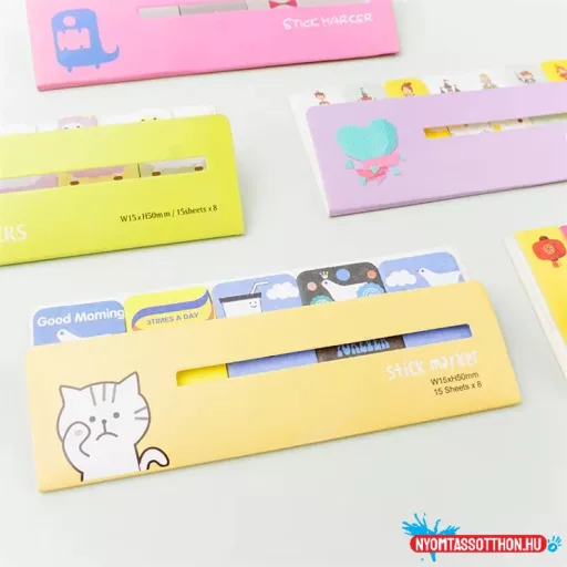 Láma és barátai öntapadó oldaljelölő