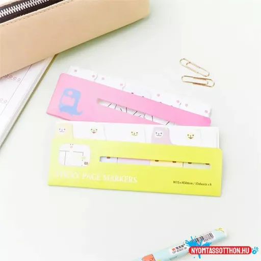 Láma és barátai öntapadó oldaljelölő