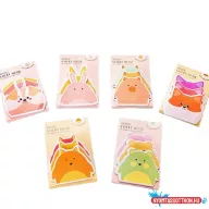 Cuki állatkás öntapadó post-it