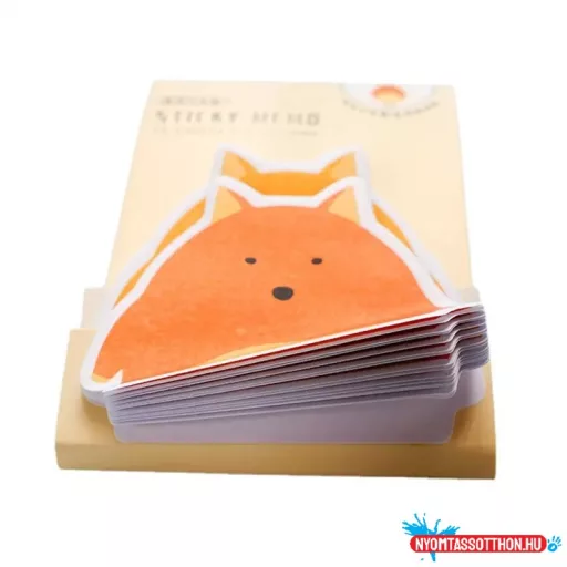 Cuki állatkás öntapadó post-it