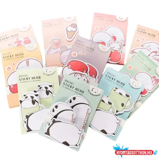 Cuki állatkák öntapadós jegyzettömb