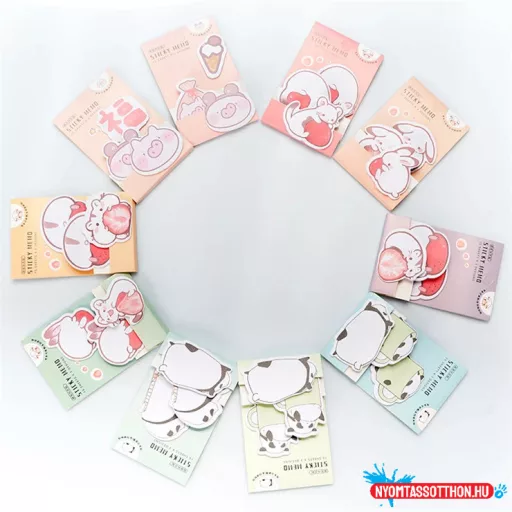 Cuki állatkák öntapadós jegyzettömb