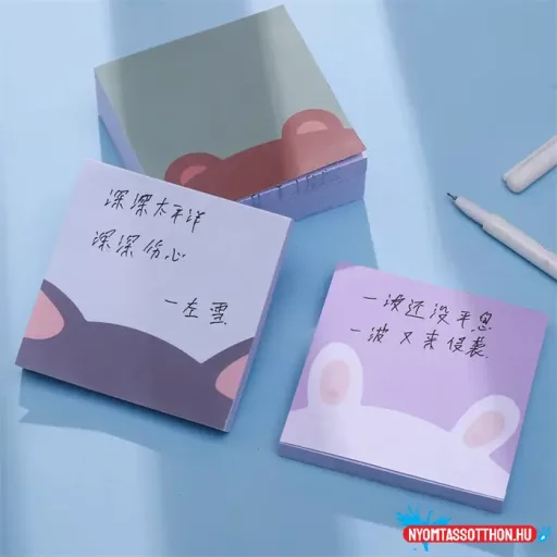 Füli-müli öntapadó post-it