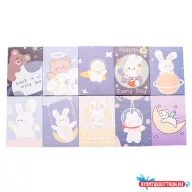 Bolygóközi állatkák öntapadós jegyzettömb