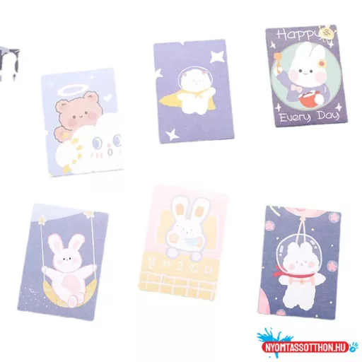 Bolygóközi állatkák öntapadós jegyzettömb